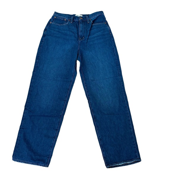 Madewell Baggy Straight Leg Women's Jeans Blue Size 29 NWT - Picture 1 of 13